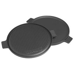 barbecook Piastra Universale per Barbecue a Gas, Piastra in Ferro Fuso, Accessori per Barbecue, 35cm