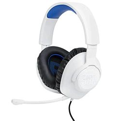 JBL Quantum 100P Console - Gaming Headset for Playstation (White)