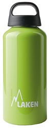 LAKEN Pone Tu Disposición Esta 0,6 Litros Perfecta Para Múltiples Usos Desd, Botella De Aluminio 6L Verde Classic Boca Ancha Unisex Adulto, Verde (Green), 600ml