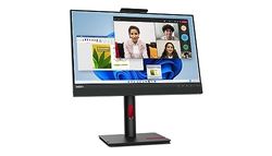 Lenovo ThinkCentre Tiny-In-One 24 Gen 5 23.8" Full HD IPS Touchscreen Monitor Black - 12NBGAT1UK
