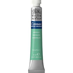 Winsor & Newton 8840092 Cotman aquarelverf Studio waterverf, levendige hoogwaardige kleuren met zeer goede verwerkingseigenschappen 8 ml tube -Emerald