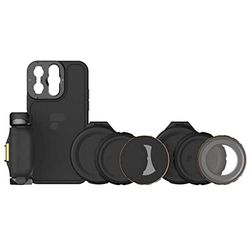 PolarPro - LiteChaser - iPhone 13 - PRO Max - filmskapningssats - fodral - filter - grepp - MagSafe-kompatibel - mobiltelefonfotografi/video - strömlinjeformad