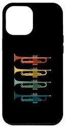 Custodia per iPhone 14 Plus Designer di band marching band trombettista vintage