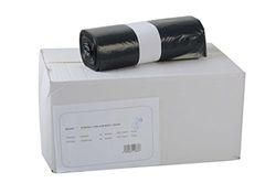 Funny Rouleau de 250 sacs poubelle double épaisseur en PEBD régénéré Type 60 Gris/bleu 120 l