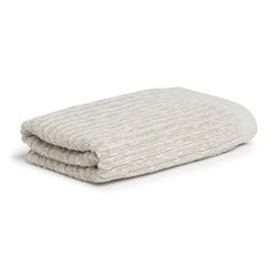 Möve Brooklyn Pinstripe Serviette 50 x 100 cm Nature/Cachemire