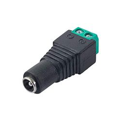 Akyga AK-SC-17 - Conector Hembra CC para cámara de vídeo CCTV (5,5 x 2,1 mm)