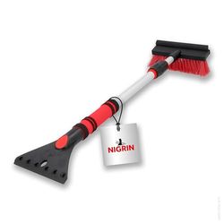 NIGRIN 6187 - Escova para neve e raspador de gelo (cabo extensível)