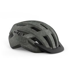 MET Helm, volwassenen, uniseks, titanium, mat, L, maat 58-61