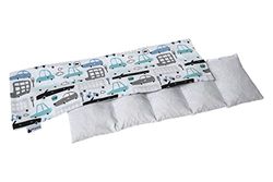 Kersenpit Kussen 60x20cm 800g 100% Katoen Medi Partners 5 kamers Graankussen Grote Eco Natuur Warmtekussen Koudetherapie Afneembare Hoes