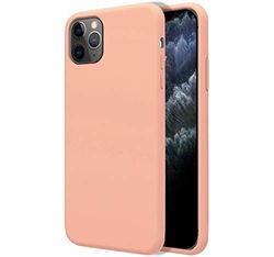 Tumundosmartphone Ultra mjukt flytande silikonfodral för iPhone 11 Pro MAX (6.5) Rosa