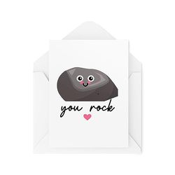 Thinking of You Cards - You Rock - Ondersteunende kaarten - Positieve kaarten - Geestelijke Gezondheidskaarten - Willekeurige kaarten - CBH1821