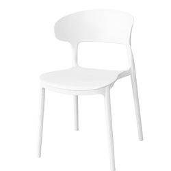 GARDENIA Capri, hars, wit, 1 stoel