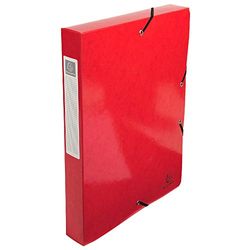 Exacompta 59925E - Carpeta (Conventional file folder, Caja de cartón, Rojo, A4, 600 g/m², 250 mm)