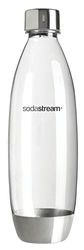 SodaStream 1 l plastflaska fot med rostfritt stål, diskmaskinssäker, 1-pack