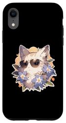 Custodia per iPhone XR gatto gatto gatto gatto gatto gatto gatto gatto occhiali da