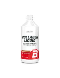 BioTechUSA Collagen Liquid | Hydrolyzed Collagen | with Essential Vitamins and Minerals for Connective Tissues, 1000 ml, Tropical Fruit