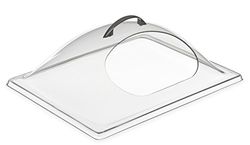 Utopia Display Covers, CAPSD13CH07-B01001, 1/2 GN PC Display Cover with Centre Cut Hole (33 x 27cm) (Box of 1)