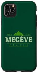 Megéve France | Retro Megéve France Design Case for iPhone 11 Pro Max