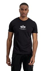 ALPHA INDUSTRIES Basic T ML Camiseta, Negro (Black-03), XL para Hombre
