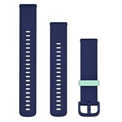 Garmin Quick release, Horlogeband, Siliconen, 20 mm, Navy, Geschikt voor Vivoactive 5