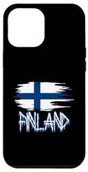 Carcasa para iPhone 15 Plus Diseño de bandera de estilo nórdico antiguo de Finlandia