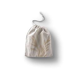 Bonamaison Printed Cotton Produce Bag with Drawstring, Reusable Grocery Bag, Biodegradable Eco-Friendly Bags, Travel Pouch, Sachet Bags, Shopping Bag, Eco Friendly, Foldable, Size: 12x15 Cm