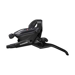 Wielka opłacalna 2-szybkość lewa ręka hydrauliczna hamulec tarczowy STI Lever. Ergonomic Shift and Brake Lever Shape in a in Design Easy to Read Optical Gear Display 2-palcowa Design Brake Lever.