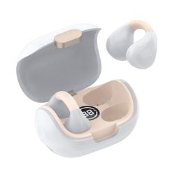 Cool Clip Stereo Bluetooth Earbuds White