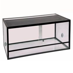 Terrarium Aluminium Elegance 80 x 45 x 45 cm, zwart