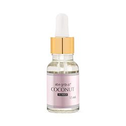 Aba Group Olio Bio Line Coconut 15 ml – olio per unghie, rimozione cuticole, olio per cuticole, siero per unghie, prodotti per la cura della manicure, vitamina e, olio per unghie con pipetta