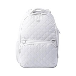 TOTTO - Mochila Pañalera, Modelo Babybao 2.0, Mochila para Carrito de Bebé, Bolsillo Porta Biberones, Bolsillo Térmico para Alimentos, Bolsas Multiusos Extraíbles, Cambiador Pañales, Color White Sand