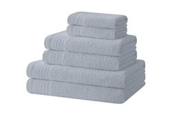 Degrees home - Serviettes de Bain - Ensemble de Serviettes - 2 Serviettes de Douche, 2 Serviettes de Toilette et 2 Serviettes de Bidet - 100% Coton - 480 g/m²