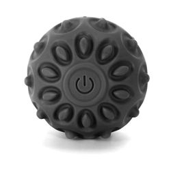 SENSLY, SB0006, Sfera massaggiante Vibrante Nera, 2 velocità di Vibrazione per rilassamento e Sollievo Muscolare, Design ergonomico e Compatto, può Essere utilizzata su Tutto Il Corpo