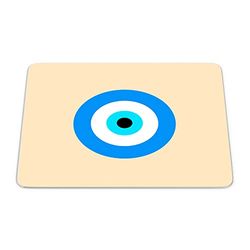 Bonamaison, Tappetino per mouse rettangolare, con stampa digitale, antiscivolo, per ufficio e casa, dimensioni: 22 x 18 cm