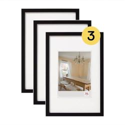 Walther Design BP430B3 Peppers Lot de 3 cadres photo Noir 24 x 30 cm