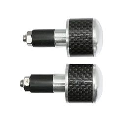 Forbikes 12-0043 CP.Stabilizator kierownicy Aluminium z włóknem węglowym, aluminiowo-czarny, 13 mm