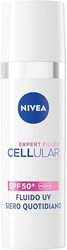 NIVEA Cellular Expert Filler Fluido UV Siero Viso Quotidiano SPF 50 + 30 ml, Siero viso Acido Ialuronico idratante e antirughe, Face serum con SPF50+ contro i segni dell'invecchiamento cutaneo