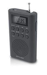 Muse M-03R/BK Rádio de bolso M-03R cor preta, digital, com altifalante