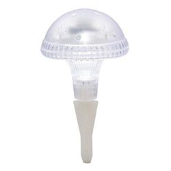 Konstsmide Assisi 7663-000 solcellslampa LED B: 14,5 cm T: 14,5 cm H: 27,5 cm / 1 batteri AA/plast/vit