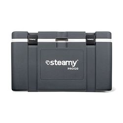 Steamy Pro 120 Glacère pour Usage Professionnel, 120 litres, Gris