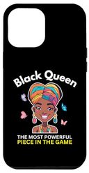 Coque pour iPhone 14 Plus Melanine Black Queen Girl Magic Girls Mois de l'histoire des Noirs