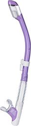 Cressi Tao Dry Tubo de respirador, transparente/lilás, tamanho único