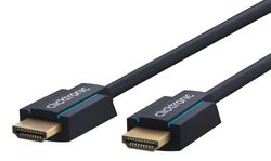 Clicktronic Premium High Speed HDMI naar HDMI-kabel 2.0 met Ethernet - 4K 60 Hz Ultra HD 18Gbps - Dolby Vision HDR 3D HDMI ARC-kabel voor Soundbar, TV PS5 PS4 Xbox, monitor, Nintendo Switch 1,5 m
