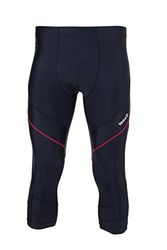 Izas Argus Mallas De Running, Unisex Adulto, Negro/Rojo, XS