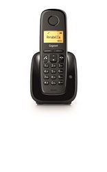 Gigaset A280 Téléphone portable avec mains libres haute qualité, écran éclairé, 1,5 pouces, liste d'appels frets, rechutes et perses, noir [Version Italien] [Version italienne]