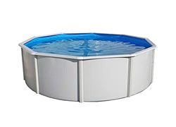 Steinbach Piscine Hors-Sol en Highline, Blanc, 550 x 550 x 132 cm, 28500 L 012614