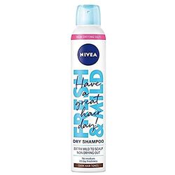 NIVEA Shampoo per capelli a secco, in tonalità scure, 200 ml