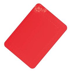 Aidapt Set de Table antidérapant en Silicone résistant à la Chaleur Rouge 250 x 180 mm