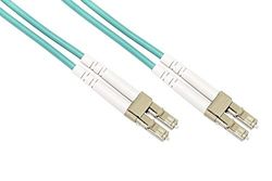 LSZH Duplex OM3 Multimode Glasvezel kabel 50/125, LC-LC, 10 m.
