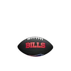 Wilson NFL Team Soft Touch Ball Unisex-Youth, Black, Mini Size